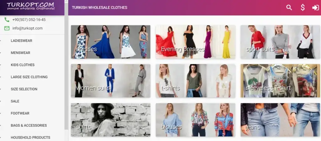 Turkopt Venta al por mayor de ropa turca en línea - Directorio de moda  mayorista B2B