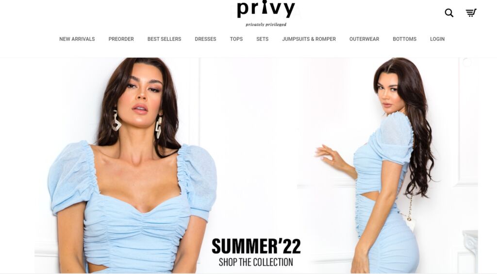 Privy Manufacturer & distributor of women's clothing Los Angeles Vernon