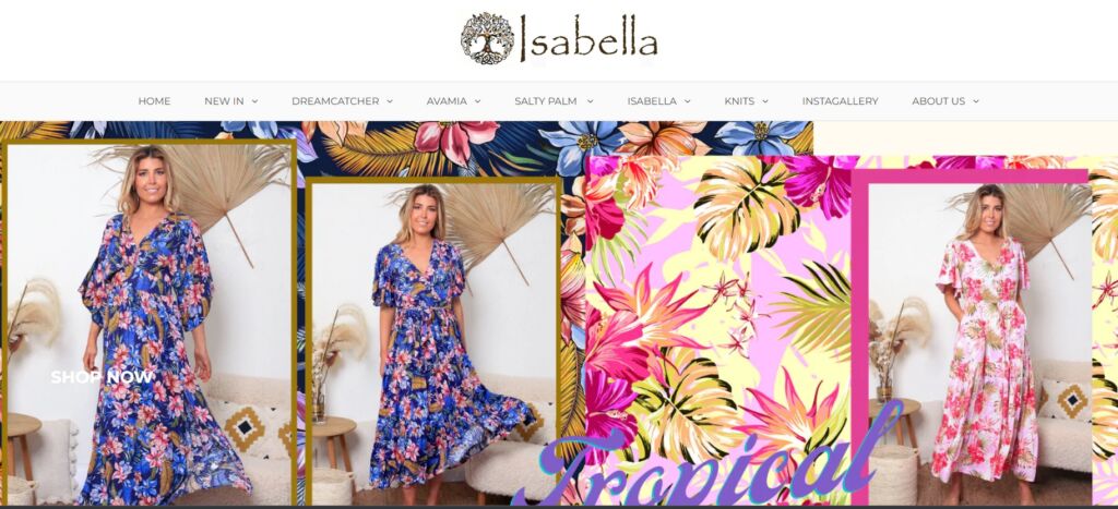 Isabella Bohemian clothing wholesale australia