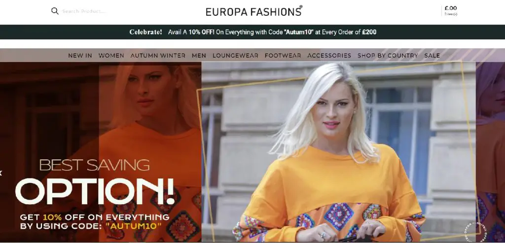 Europa Fashions UK wholesale clothing