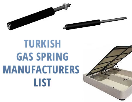 Производители на газови пружини в Турция