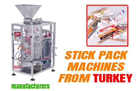 Stick pack emballage maskine producenter i Tyrkiet