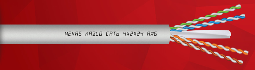 CAT6 24 كبلات LAN AWG