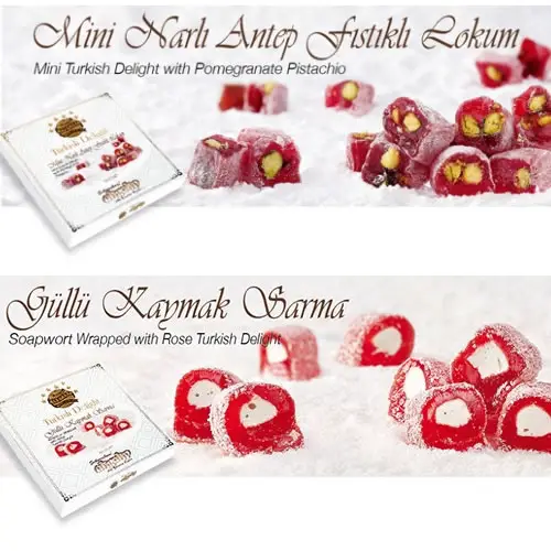 Ali Galip Efendi Turkish Delight Produkte