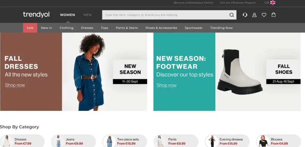 Største tyrkiske onlinebutik for tøj med international forsendelse