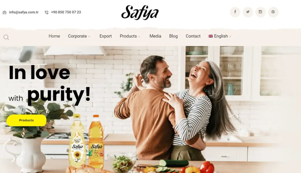 Safya olej słonecznikowy marki Aves Turcja