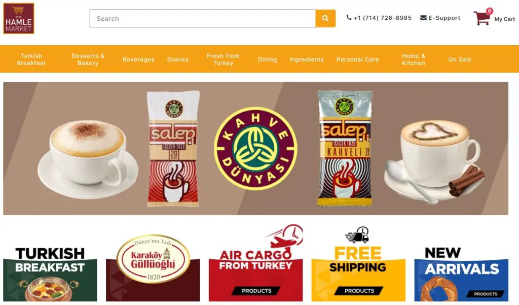 Turkish Grocery stores usa hamle market