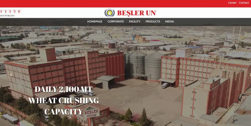 Top Flour mills in Turkey: Besler Flour