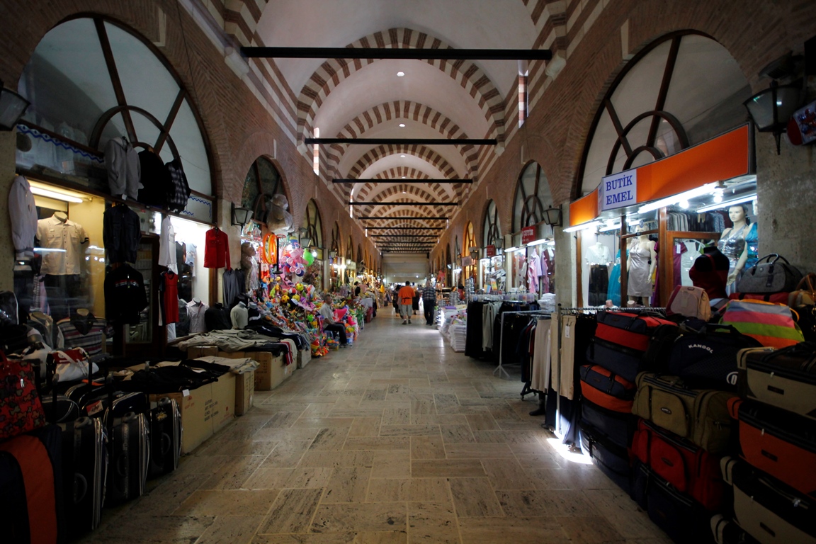 Alipasha Bazaar in Edirne Turkey