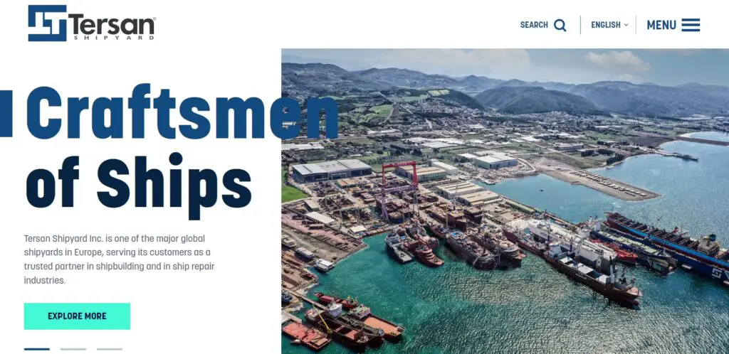 Tersan shipyards in Turkey