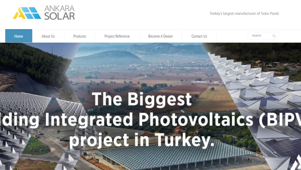 turkiska solpanelstillverkare Ankara Solar