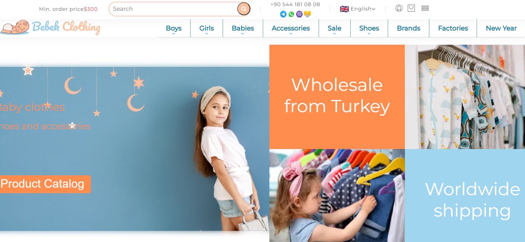 bebek.clothing vente en gros de vêtements pour enfants Turquie