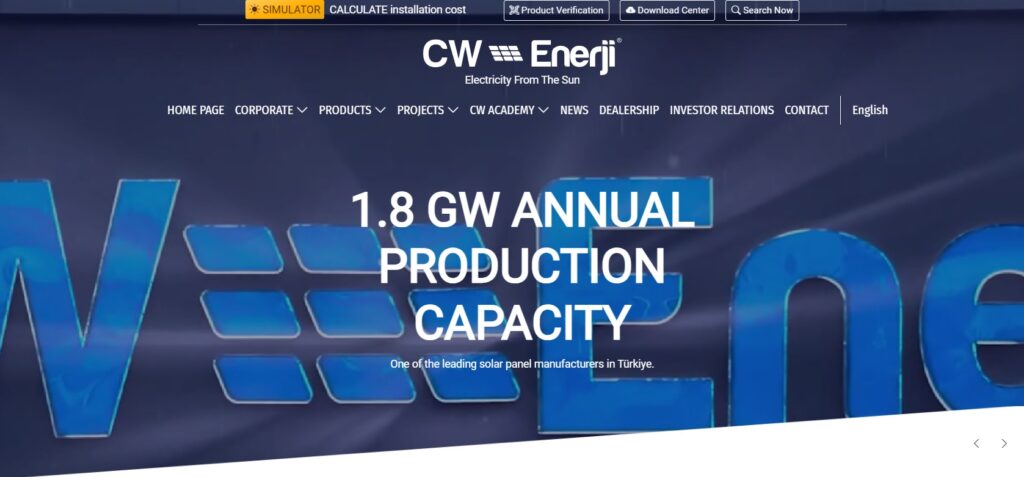 CW Energy Solar Panel Manufacturer