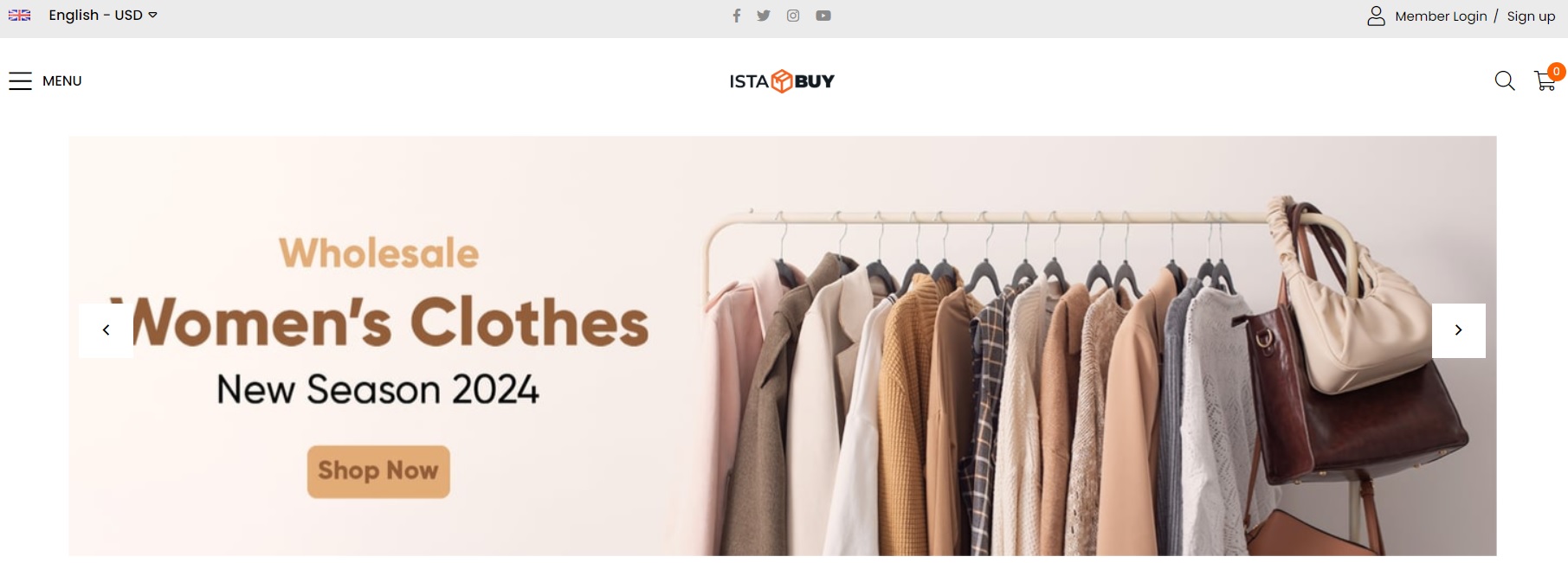 موقع istabuy لبيع الملابس بالجملة