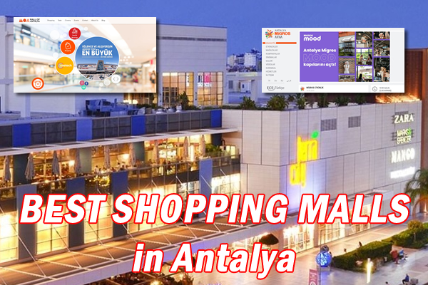 i migliori centri commerciali nell'elenco di Antalya